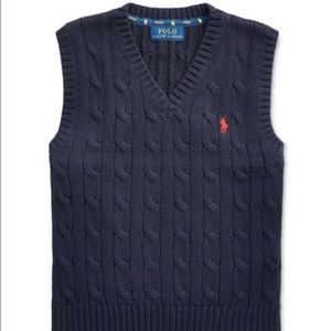 Polo Ralph Lauren sweater vest.